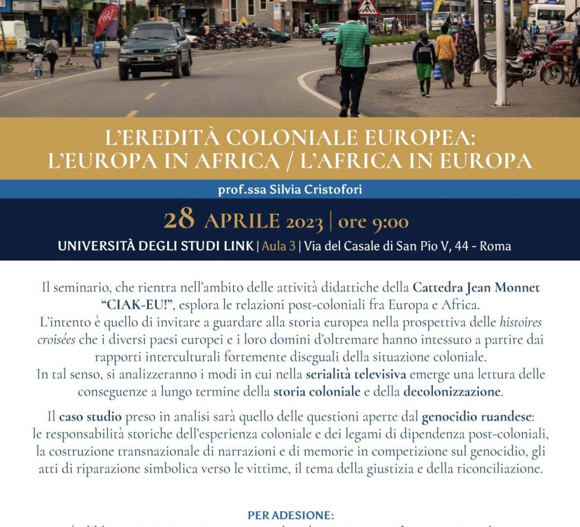 L’eredità coloniale europea_ L’Europa in Africa -L’Africa in Europa