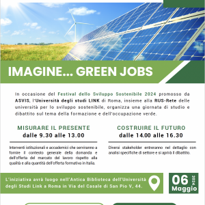 IMAGINE...GREEN JOBS