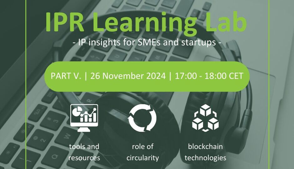 IPR4SC webinar - IP insights for SMEs and startups