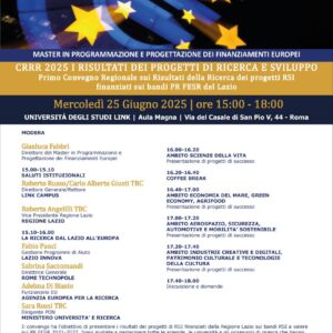 CRRR 2025 I RISULTATI DEI PROGETTI DI RICERCA E SVILUPPO